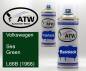 Preview: Volkswagen, Sea Green, L66B (1968): 400ml Sprühdose + 400ml Klarlack - Set, von ATW Autoteile West.